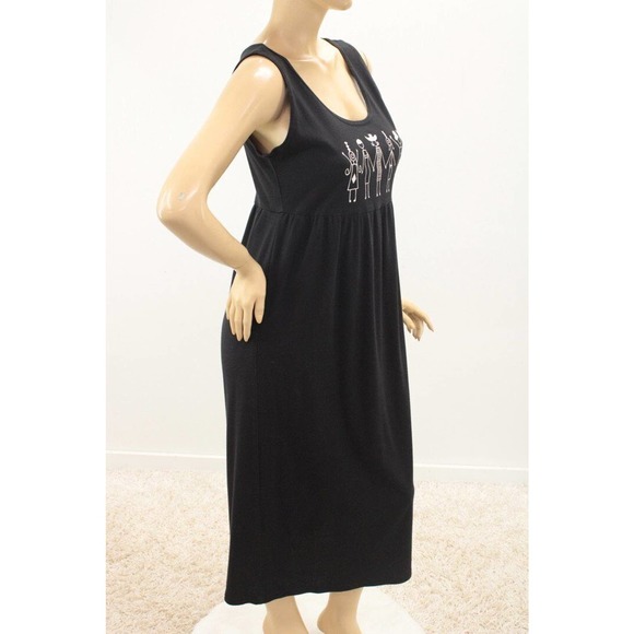 California Concepts Maxi Dress Bolero Cardigan Set Size 12 Artsy Women Graphics - Picture 10 of 13